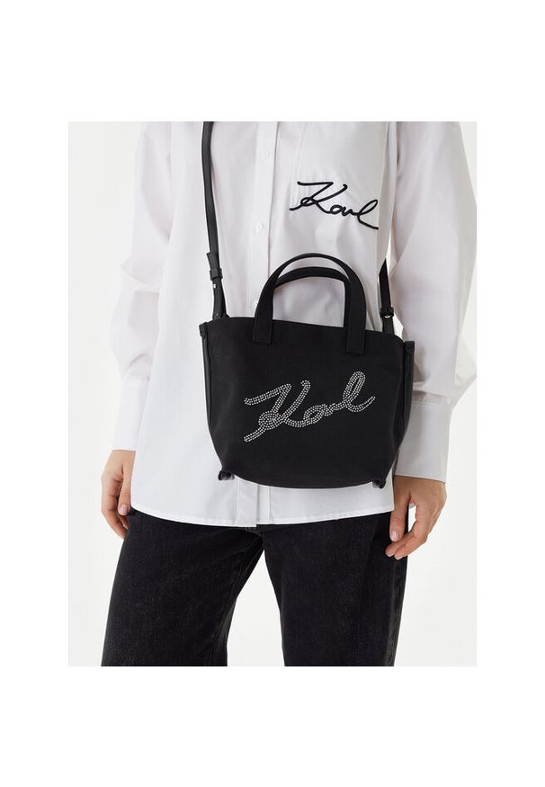Karl Lagerfeld - Torebka KARL LAGERFELD. Kolor: czarny