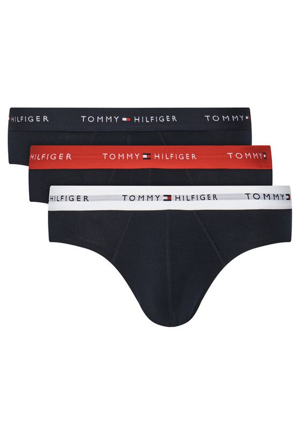 TOMMY HILFIGER - Tommy Hilfiger Komplet 3 par slipów UM0UM03471 Czarny. Kolor: czarny. Materiał: bawełna