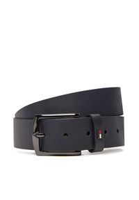 TOMMY HILFIGER - Pasek Męski Tommy Hilfiger. Kolor: niebieski