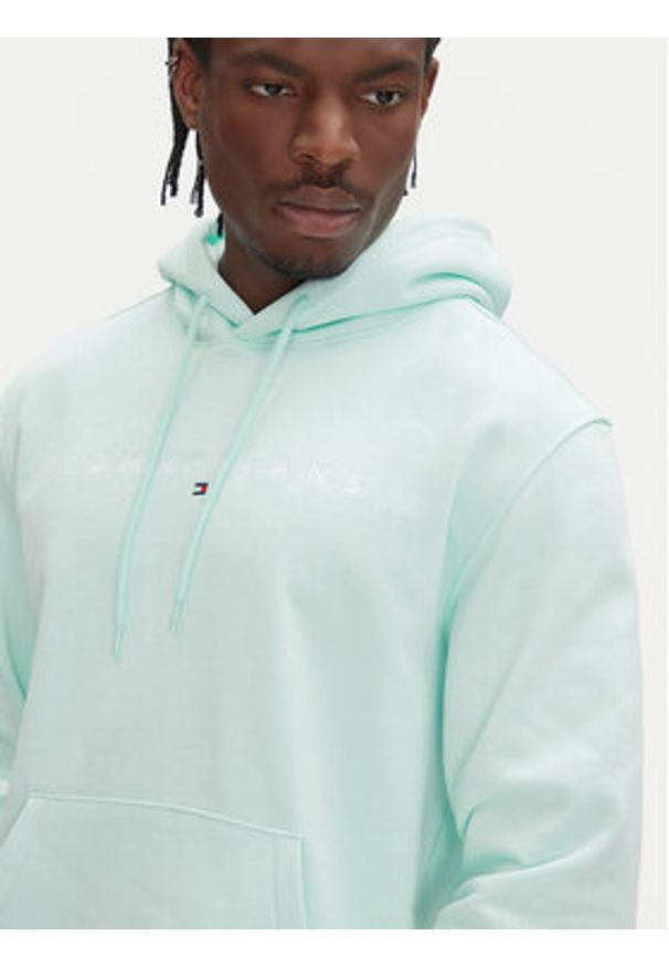 Tommy Jeans Bluza DM0DM20746 Zielony Regular Fit. Kolor: zielony. Materiał: bawełna