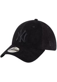 New Era - Czapka z daszkiem męska Cord 39THIRTY New York Yankees Cap. Kolor: czarny. Materiał: bawełna