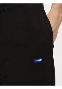 Hugo Spodnie dresowe Napin 50522372 Czarny Regular Fit. Kolor: czarny. Materiał: bawełna #4