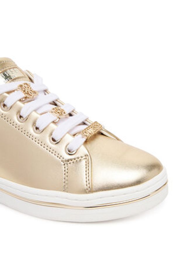 Guess Sneakersy FLTSS3 LEL12 Złoty. Kolor: złoty. Materiał: skóra