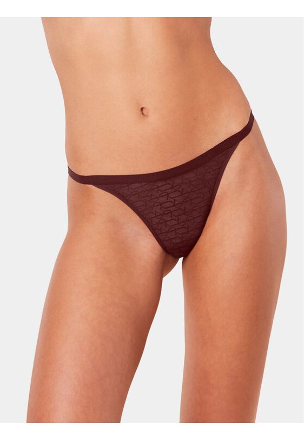 Triumph Stringi Signature Sheer 10216494 Brązowy. Kolor: brązowy. Materiał: syntetyk