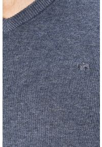 Tom Tailor Denim - Sweter. Okazja: na co dzień. Kolor: niebieski. Materiał: denim. Wzór: gładki. Styl: casual #5