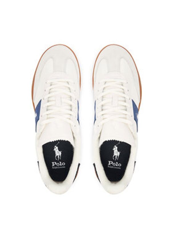 Polo Ralph Lauren Sneakersy 809P01616002 Biały. Kolor: biały. Materiał: skóra