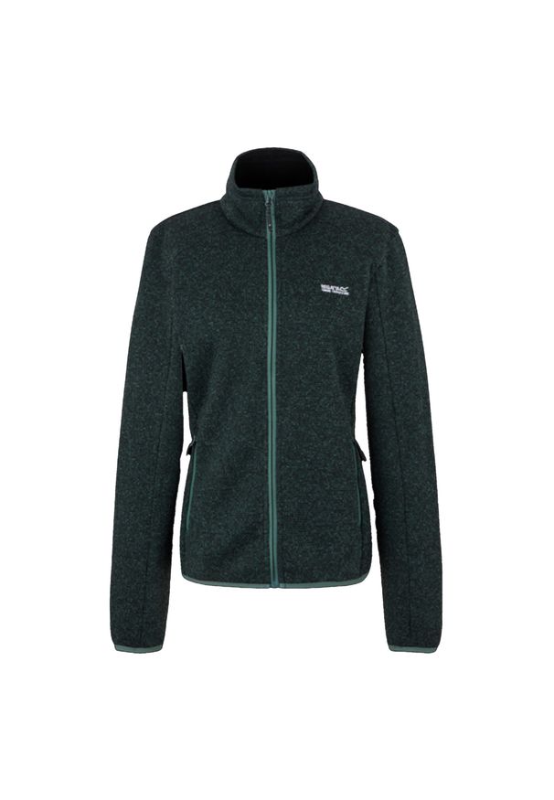 Regatta - Bluza Polarowa Damska Pełen Suwak Newhill. Kolor: zielony. Materiał: polar. Sezon: zima. Styl: sportowy. Sport: turystyka piesza