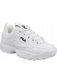 Buty do chodzenia damskie Fila Disruptor. Kolor: biały. Sport: turystyka piesza