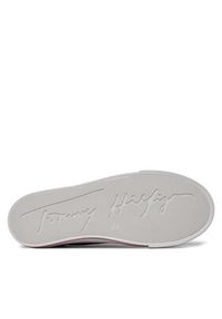 TOMMY HILFIGER - Tommy Hilfiger Trampki Low Cut Lace-Up Sneaker T3A9-33185-1687 S Czarny. Kolor: czarny. Materiał: materiał
