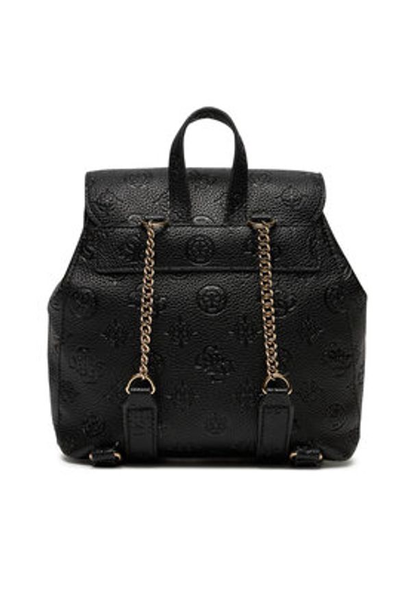 Guess Plecak HWPG93 49310 Czarny. Kolor: czarny. Materiał: skóra