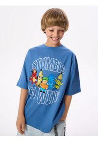 Reserved - T-shirt Stumble Guys - niebieski. Kolor: niebieski. Materiał: bawełna, dzianina #1