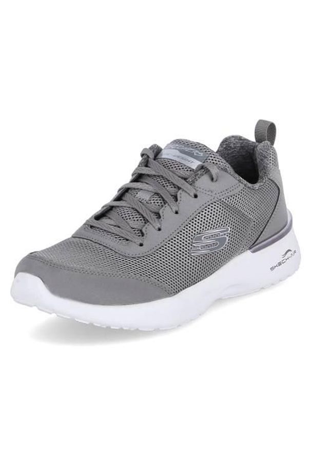 skechers - Buty do chodzenia damskie Skechers Skechair Dynamight. Zapięcie: sznurówki. Kolor: szary. Materiał: materiał. Szerokość cholewki: normalna. Sport: turystyka piesza