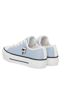 Karl Lagerfeld - KARL LAGERFELD Trampki Kampus Max NFT KL60424G Niebieski. Kolor: niebieski. Materiał: materiał #5