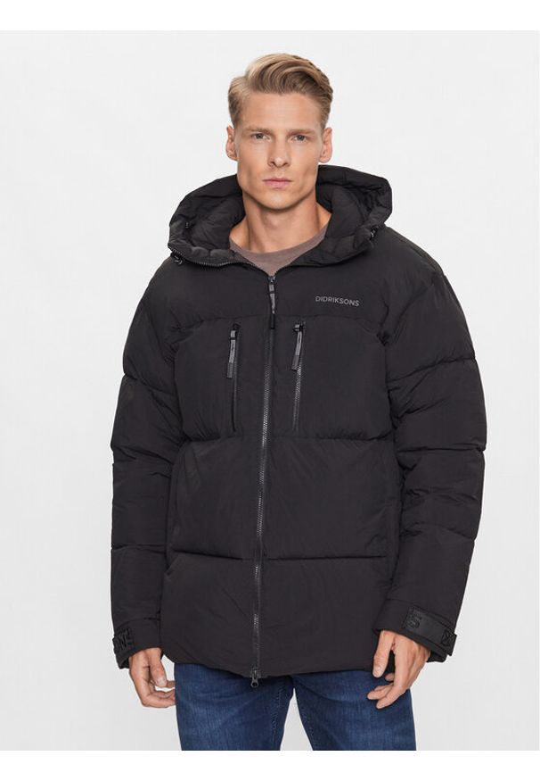 Didriksons Kurtka zimowa Hilmer 504240 Czarny Regular Fit. Kolor: czarny. Materiał: syntetyk. Sezon: zima