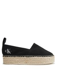 Calvin Klein Jeans Espadryle Platform Espadrille Ml Btw YW0YW01378 Czarny. Kolor: czarny. Materiał: materiał. Obcas: na platformie