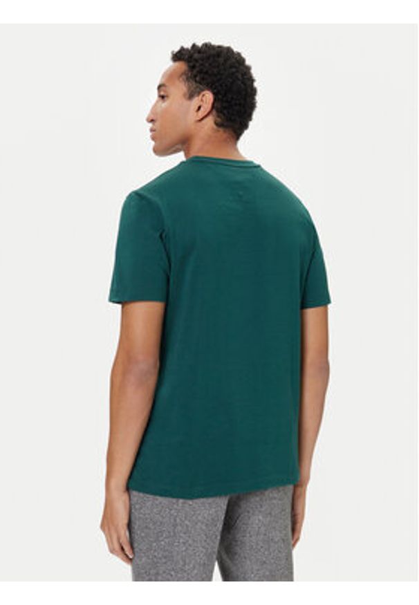 TOMMY HILFIGER - Tommy Hilfiger T-Shirt Ess Seasonal MW0MW39995 Zielony Regular Fit. Kolor: zielony. Materiał: bawełna