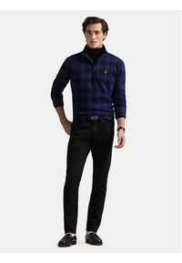 Polo Ralph Lauren Sweter 710920192002 Granatowy Regular Fit. Typ kołnierza: polo. Kolor: niebieski. Materiał: bawełna #5