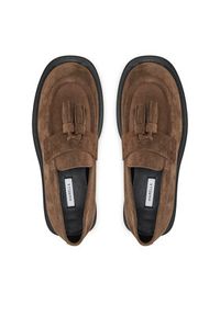 Marella Loafersy Barbian 2423526086 Brązowy. Kolor: brązowy. Materiał: zamsz, skóra #4