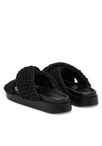 Inuikii Klapki Woven 1004.003.0062 Czarny. Kolor: czarny. Materiał: materiał #4
