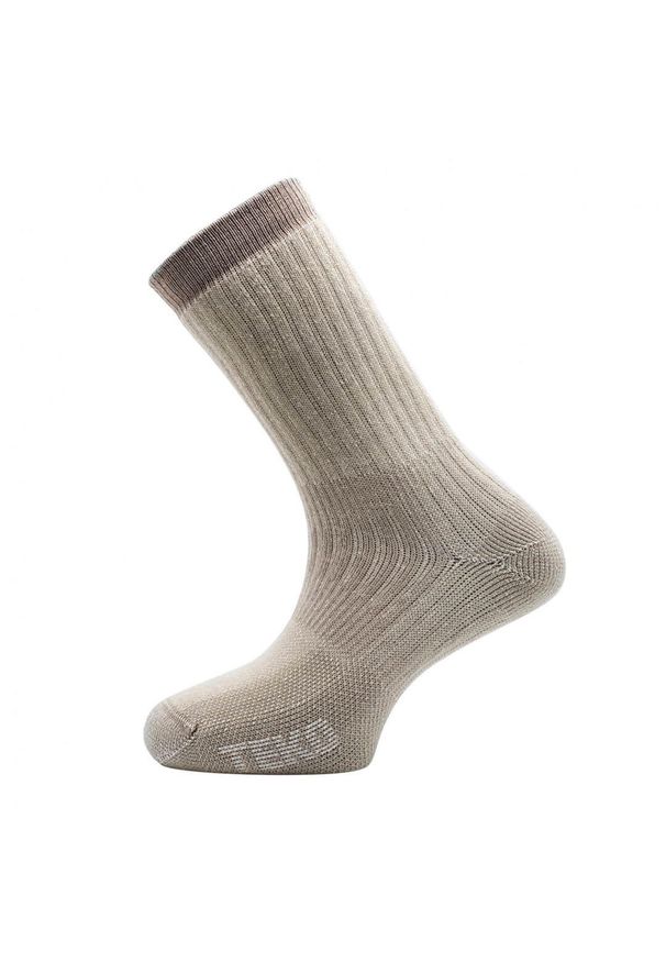 TEKO - Skarpety sportowe z wełny Merino Teko ecoHIKE Light Half Cushion 2.0. Kolor: szary. Materiał: wełna