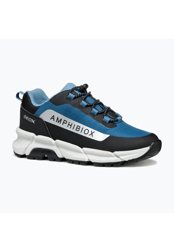 Buty juniorskie Geox Flexyper Plus. Kolor: pomarańczowy, wielokolorowy, niebieski