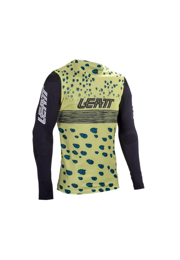 Koszulka rowerowa LEATT Jersey MTB Gravity 5.0. Kolor: zielony. Materiał: jersey. Sport: kolarstwo