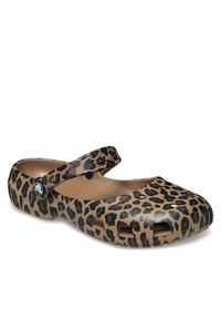 Crocs Baleriny Classic Animal Ballet 212478 Brązowy. Kolor: brązowy #3