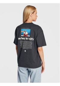 Deus Ex Machina T-Shirt Plunder DLF221542A Szary Oversize. Kolor: szary. Materiał: bawełna