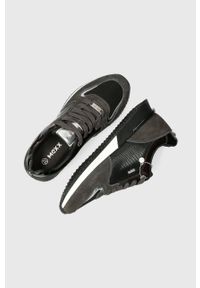 MEXX - Mexx Buty kolor czarny na płaskiej podeszwie. Nosek buta: okrągły. Zapięcie: sznurówki. Kolor: czarny. Obcas: na płaskiej podeszwie #5