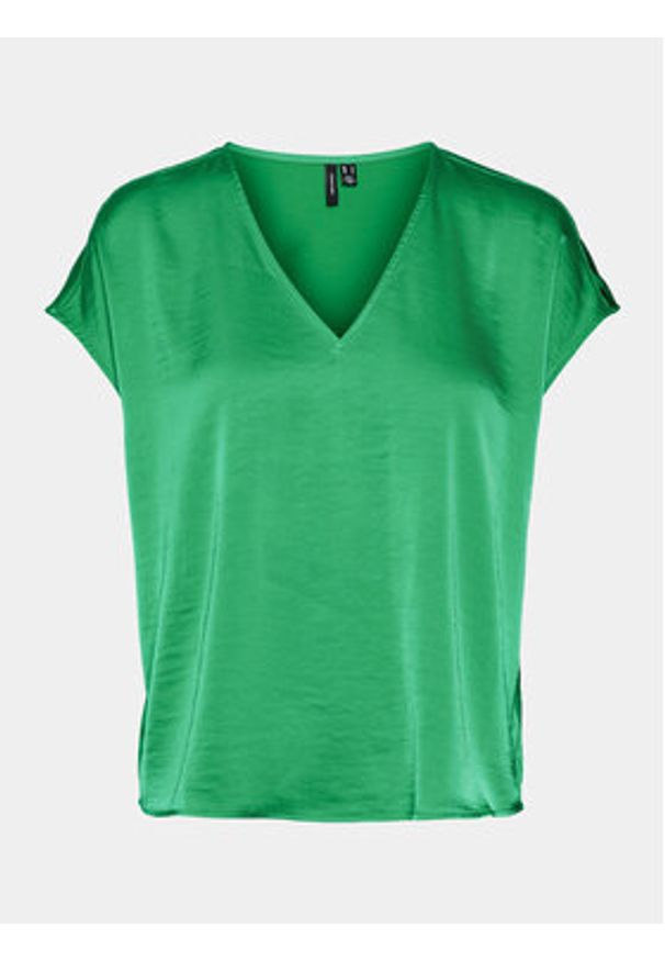 Vero Moda T-Shirt Marys Dana 10300421 Zielony Regular Fit. Kolor: zielony. Materiał: syntetyk