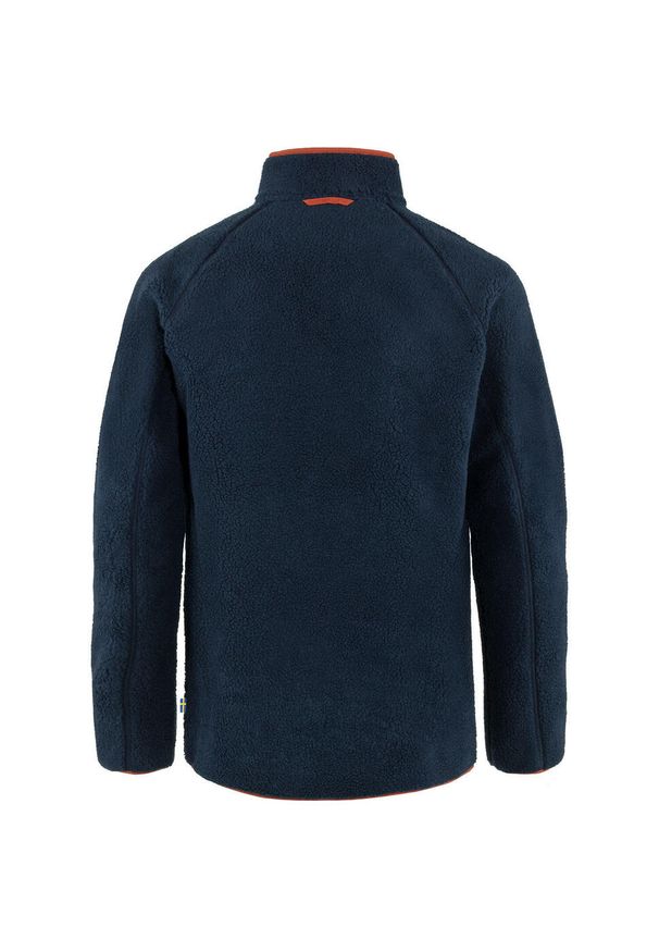 Fjällräven - Kurtka polarowa męska Fjallraven Vardag Pile Fleece. Kolor: niebieski. Materiał: polar