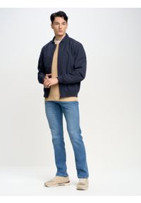 Big-Star - Spodnie jeans męskie dopasowane Terry 230. Kolor: niebieski. Styl: sportowy, elegancki