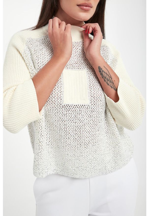 Sportalm - Sweter damski z cekinami SPORTALM