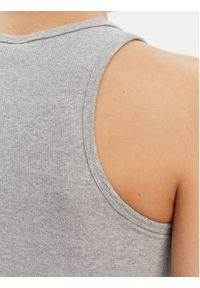 Adidas - adidas Top Essentials IY9649 Szary Slim Fit. Kolor: szary. Materiał: wiskoza, bawełna #2