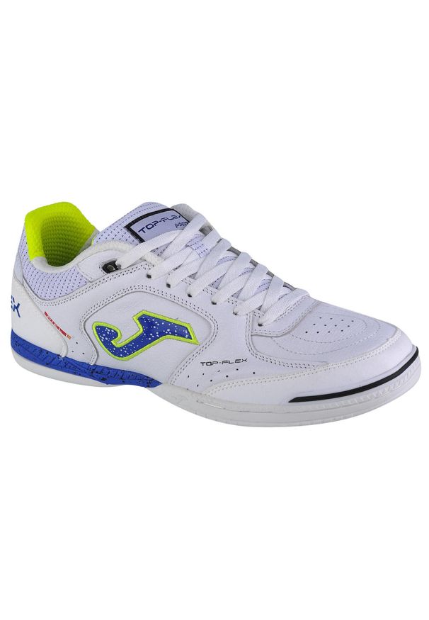 Buty halowe - halówki męskie, Joma Top Flex. Kolor: biały, niebieski, wielokolorowy. Sport: piłka nożna