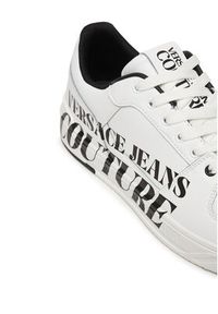 Versace Jeans Couture Sneakersy 80YA3SJ5 Biały. Kolor: biały. Materiał: skóra #6