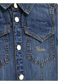 Guess Sukienka jeansowa J4RK30 D58Z0 Granatowy Regular Fit. Kolor: niebieski. Materiał: bawełna