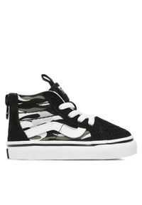 Vans Tenisówki Td Sk8-Hi Zip VN0A4BV1Y301 Czarny. Kolor: czarny. Materiał: materiał