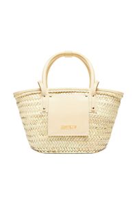 JACQUEMUS Torebka Le Petit Panier Soli 23E223BA0443060 Beżowy. Kolor: beżowy
