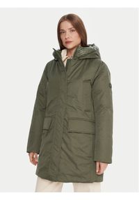 TOMMY HILFIGER - Tommy Hilfiger Parka WW0WW46533 Zielony Relaxed Fit. Kolor: zielony. Materiał: syntetyk