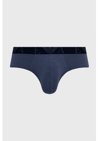 Emporio Armani Underwear Slipy (3-pack) męskie kolor fioletowy. Kolor: fioletowy. Materiał: materiał #4