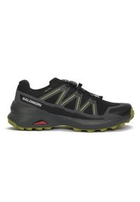 salomon - Buty do biegania męskie Salomon Speedcross Peak Gtx. Kolor: czarny. Materiał: materiał, syntetyk. Szerokość cholewki: normalna. Model: Salomon Speedcross