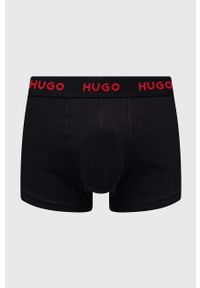 Hugo - HUGO bokserki 3-pack męskie kolor czarny. Kolor: czarny #3