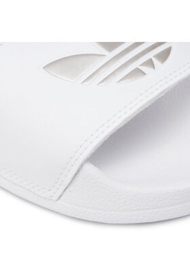 Adidas - adidas Klapki adilette Lite W GZ6197 Biały. Kolor: biały. Materiał: skóra