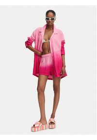 Roxy Szorty materiałowe ERJX603505 Różowy ciemny Regular Fit. Kolor: różowy. Materiał: bawełna #5