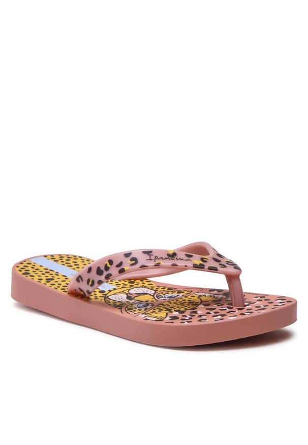 Japonki Ipanema IPANEMA SAFARI FUN KIDS 26851 Pink/Yellow/Brown AF801. Kolor: różowy