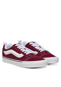 Vans Tenisówki Knu Skool VN000D22ZCF1 Bordowy. Kolor: czerwony. Materiał: materiał #6