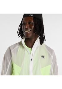 Kurtka męska New Balance MJ61U1I9AFG – biała. Kolor: biały. Materiał: nylon, materiał. Styl: sportowy #5