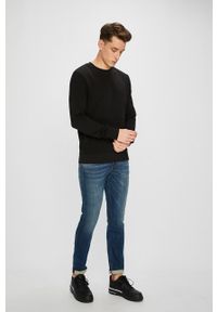 Jack & Jones - Bluza. Okazja: na co dzień. Typ kołnierza: bez kaptura. Kolor: czarny. Materiał: bawełna, dzianina. Wzór: gładki. Styl: casual #2