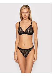 VERSACE - Versace Biustonosz braletka Greca 1002121 Czarny. Kolor: czarny. Materiał: syntetyk #5